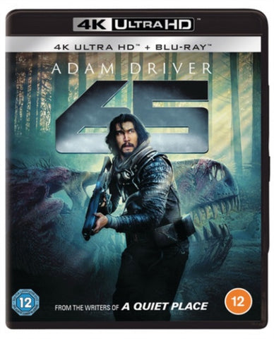 65 (Adam Driver Ariana Greenblatt) New 4K Ultra HD Region B Blu-ray