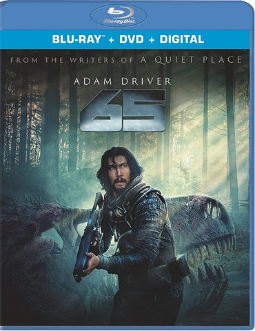 65 (Adam Driver Ariana Greenblatt) Sixty Five New Blu-ray + DVD + Digital