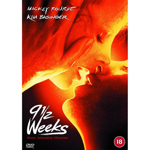 9 1/2 Weeks (Mickey Rourke, Kim Basinger) Nine New Region 2 DVD