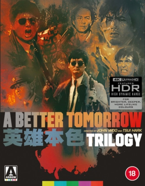 A Better Tomorrow 1 2 3 Trilogy Limited 4K Ultra HD Region B Blu-ray Presale