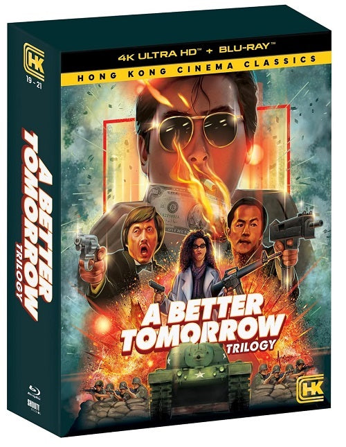 A Better Tomorrow 1 2 3 Trilogy New 4K Ultra HD Region A Blu-ray Box Set