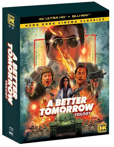 A Better Tomorrow 1 2 3 Trilogy New 4K Ultra HD Region A Blu-ray Box Set