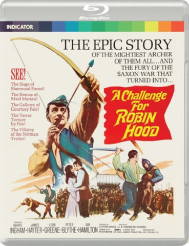 A Challenge for Robin Hood (Barrie Ingham Peter Blythe) Reg B Blu-ray Presale