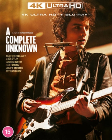 A Complete Unknown (Timothee Chalamet) New 4K Ultra HD Region B Blu-ray