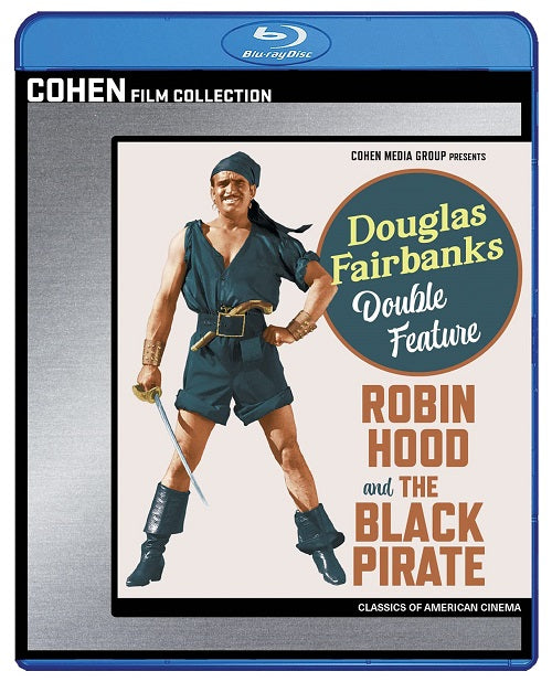 A Douglas Fairbanks Double Feature Robin Hood The Black Pirate New Blu-ray