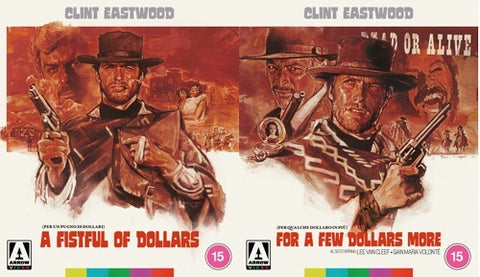 A Fistful of Dollars + For a Few Dollars More (Clint Eastwood) Region B Blu-ray