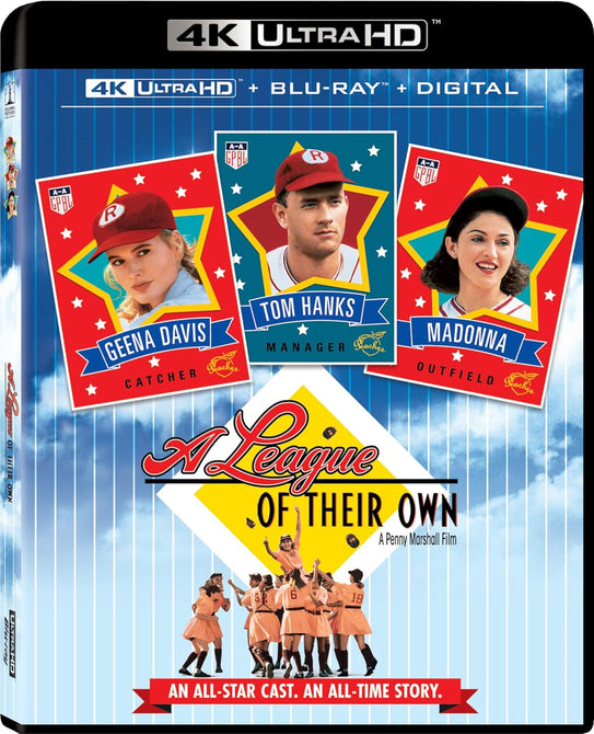 A League of Their Own Limited Edition New 4K Ultra HD Blu-ray + Digital