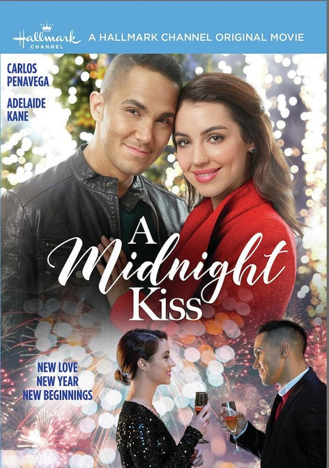 A Midnight Kiss (Adelaide Kane Carlos PenaVega) Hallmark Channel DVD Presale