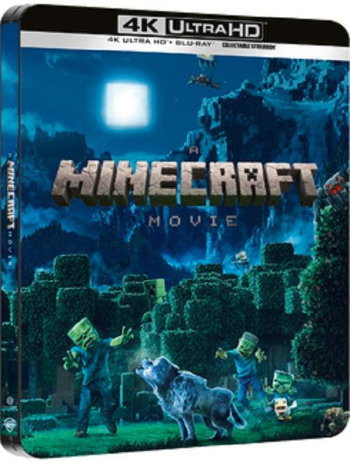 A Minecraft Movie Limited Collector 4K Ultra HD Reg B Blu-ray Steelbook Presale