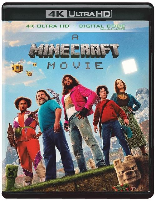 A Minecraft Movie (Jason Momoa Jack Black) New 4K Ultra HD Blu-ray Presale