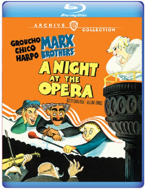 A Night At The Opera (Margaret Dumont Groucho Marx Allan Jones) New Blu-ray