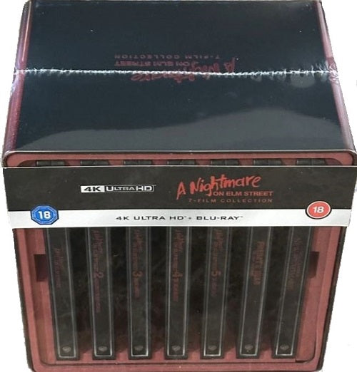 A Nightmare On Elm Street 7 Film Collection 4K Limited Edition Steelbook INSTOCK