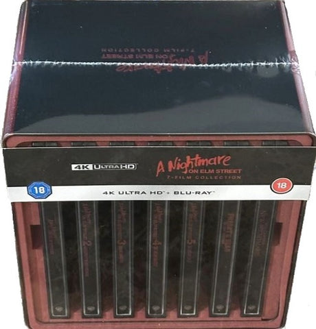 A Nightmare On Elm Street 7 Film Collection 4K Limited Edition Steelbook INSTOCK