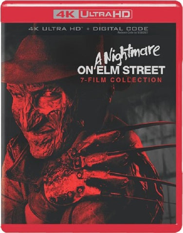A Nightmare on Elm Street 7 Film Collection New 4K Ultra HD Blu-ray Presale