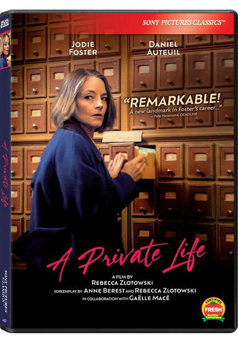 A Private Life (Jodie Foster Daniel Auteuil Mathieu Amalric) New DVD Presale