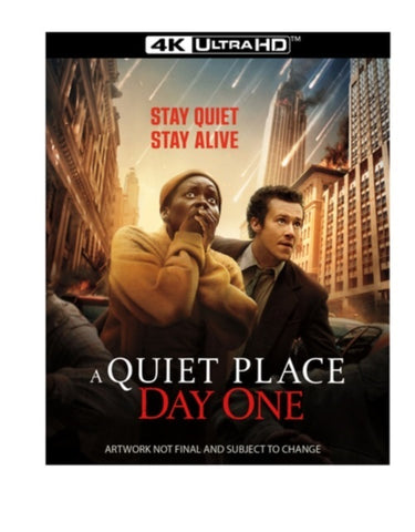 A Quiet Place Day One (Lupita Nyong'o) 1 New 4K Ultra HD Region B Blu-ray