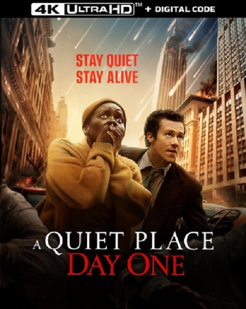 A Quiet Place Day One (Alex Wolff Djimon Hounsou) 4K Ultra HD Blu-ray + Digital