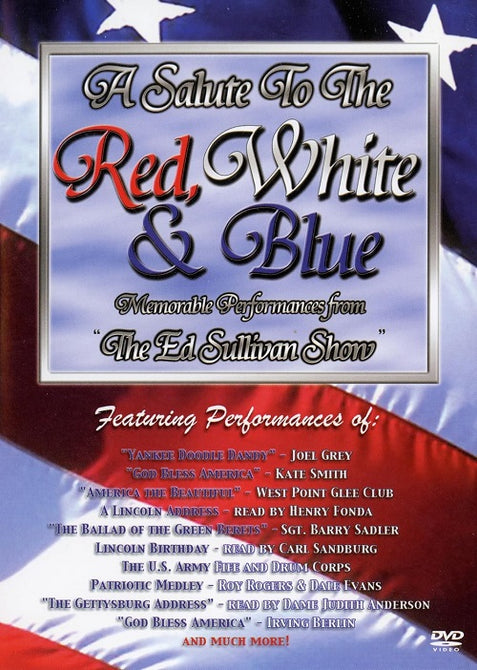 A Salute to the Red White Blue Performances Ed Sullivan Show DVD Presale