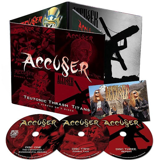 Accuser Teutonic Thrash Titans 3 Disc New CD