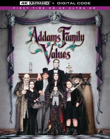 Addams Family Values (Anjelica Huston Raul Julia) New 4K Ultra HD Blu-ray