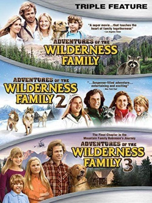 Adventures of the Wilderness Family Triple Feature 1 2 3 New DVD Region 1