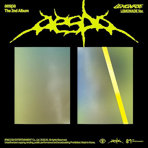 Aespa The 2nd Album LEMONADE LEMONADE Ver New CD + Sticker + Stickers Presale