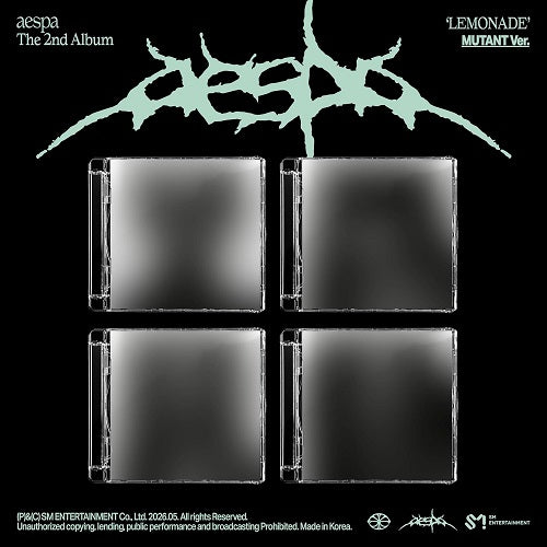 Aespa The 2nd Album LEMONADE MUTANT Ver New CD + Booklet + Photo Presale