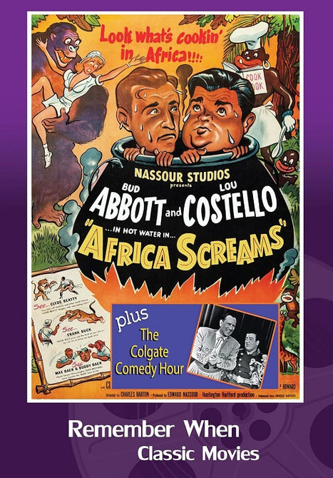 Africa Screams plus The Colgate Comedy Hour (Bud Abbott Lou Costello) New DVD