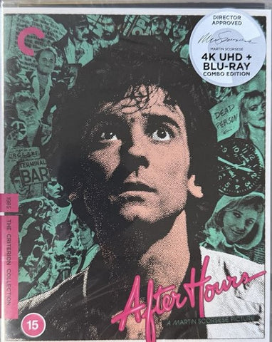 After Hours Criterion Collection Region B Blu-ray + 4K NEW IN STOCK NOW
