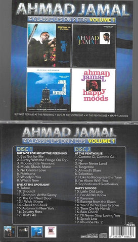 Ahmad Jamal 4 Classic Volume 1 Vol One Four 2 Disc New CD