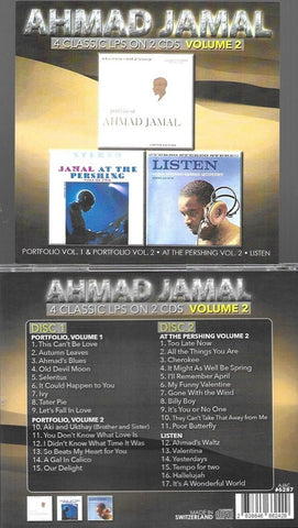 Ahmad Jamal 4 Classic Volume 2 Vol Two Four 2 Disc New CD