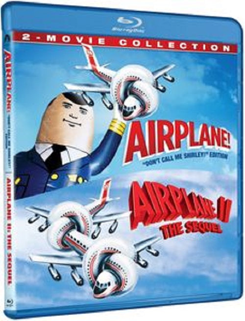 Airplane 1 + Airplane 2 The Sequel 2-Movie Collection Airplane 2  New Blu-ray