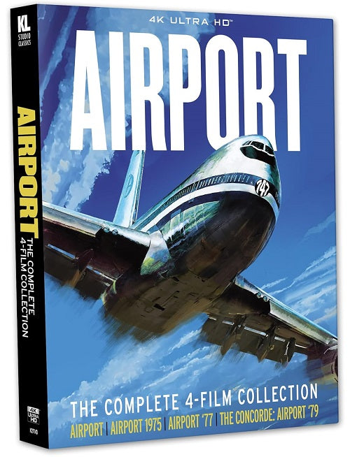 Airport The Complete 4 Film Collection New 4K Ultra HD Blu-ray Box Set Presale
