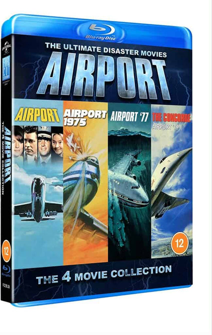 Airport The Ultimate Disaster 4 Movies Collection Region B Blu-ray