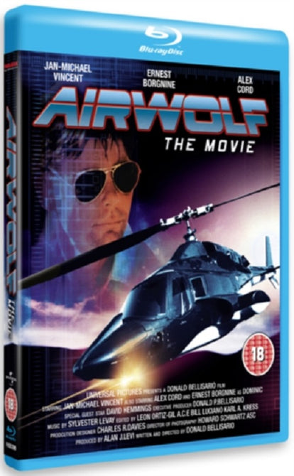 Airwolf The Movie (Jan-Michael Vincent, Ernest Borgnine) New Region B Blu-ray