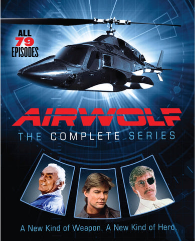 Airwolf The Complete Series 1 + 2 + 3 + 4 Season All 79 Episodes New DVD