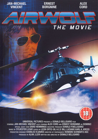 Airwolf The Movie (Jan-Michael Vincent, Ernest Borgnine, Alex Cord) Region 4 DVD