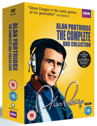 Alan Partridge The Complete BBC Collection 6xDiscs (Steve Coogan) Region 4 DVD