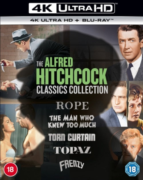 Alfred Hitchcock Classic Collection 3 Three  4K Ultra HD Reg B Blu-ray Box Set