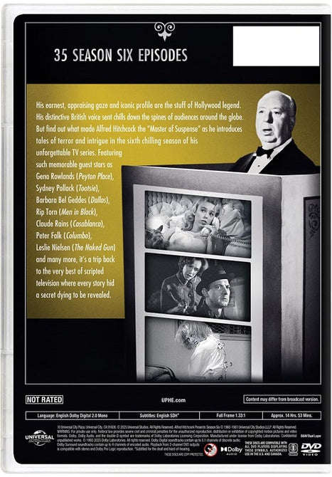 Alfred Hitchcock Presents Season 6 Series Six Sixth New DVD Box Set Presale