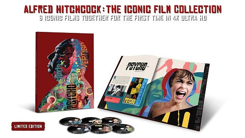 Alfred Hitchcock The Iconic Film Collection Limited 4K Ultra HD Blu-ray Box Set