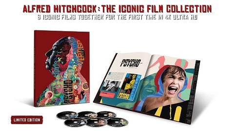 Alfred Hitchcock The Iconic Film Collection Limited 4K Ultra HD Region B Blu-ray