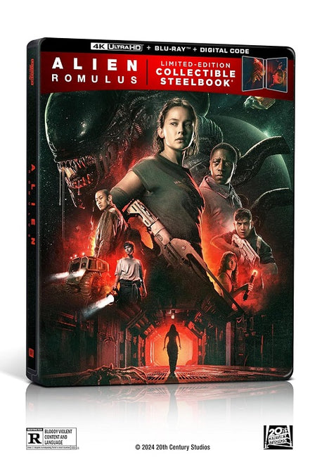 Alien Romulus Limited Edition New 4K Ultra HD Blu-ray + Digital + Steelbook