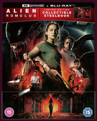 Alien Romulus Limited Edition New 4K Ultra HD Region B Blu-ray + Steelbook