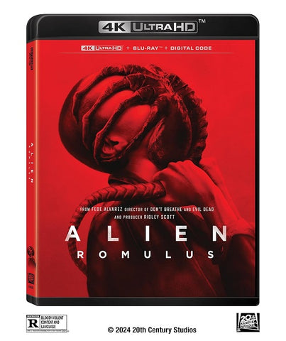 Alien Romulus (David Jonsson Isabela Merced) New 4K Ultra HD Blu-ray + Digital