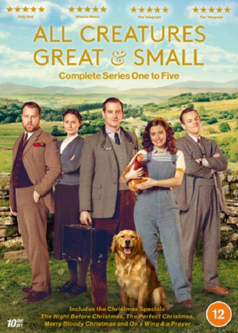 All Creatures Great & Small Season 1 2 3 4 5 Series One to Five And DVD Box Set