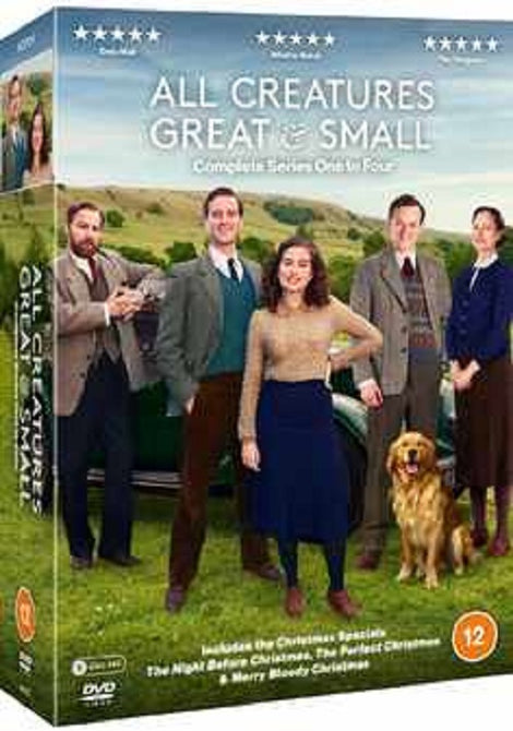 All Creatures Great & Small Season 1 2 3 4 Series One Two Three Four New DVD