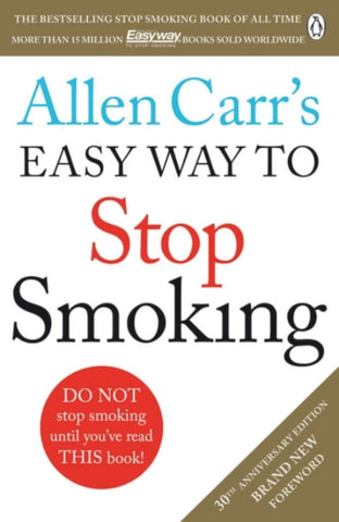 Allen Carr's Easy Way to Stop Smoking Carr New Paperback Book IN STOCK NOW Carrs