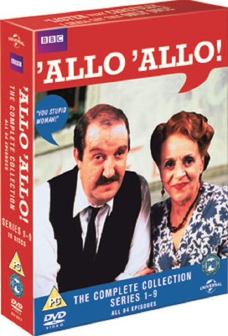Allo Allo Season 1 2 3 4 5 6 7 8 9 Complete Series Collection New Region 2 DVD