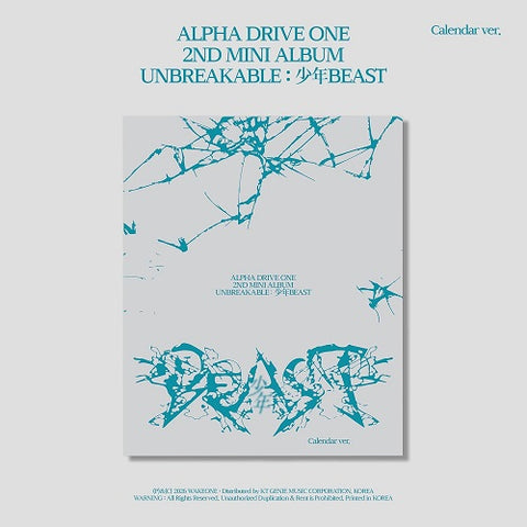 ALPHA DRIVE ONE Unbreakable Beast Calendar Ver New CD Presale
